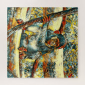 AnimalArt_Chimpanzee_011 ジグソーパズル (横)