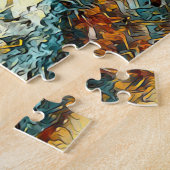 AnimalArt_Chimpanzee_20180201_by_JAMColors ジグソーパズル (側面)