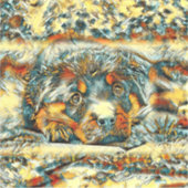 AnimalArt_Dog_001 シール (正面)