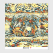 AnimalArt_Dog_001 シール (シート)