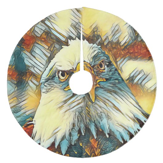 AnimalArt_Eagle_20170603_by_JAMColors フリース ツリースカート (正面)