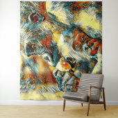 AnimalArt_Gorilla_001 タペストリー (インサイチュ)