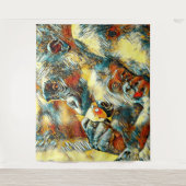 AnimalArt_Gorilla_001 タペストリー (正面)