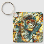 AnimalArt_Gorilla_005 キーホルダー (正面)