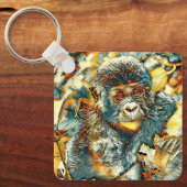 AnimalArt_Gorilla_005 キーホルダー (正面)