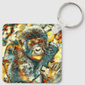 AnimalArt_Gorilla_005 キーホルダー (裏面)