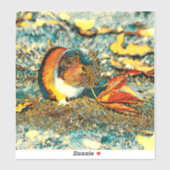 AnimalArt_GuineaPig_001 シール (シート)