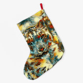 AnimalArt_Leopard_20170601_by_JAMColors ラージクリスマスストッキング (裏面 (吊り時))
