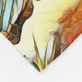 AnimalArt_Lion_033 フリースブランケット (角)