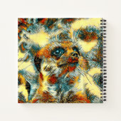 AnimalArt_Meerkat_002 ノートブック (裏面)