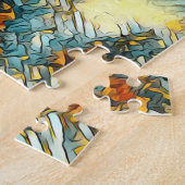 AnimalArt_Meerkat_004 ジグソーパズル (側面)