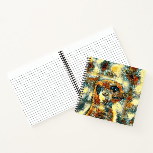 AnimalArt_Meerkat_004 ノートブック (内部)