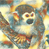 AnimalArt_Monkey_001 シール (正面)