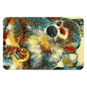 AnimalArt_Monkey_003 マグネット (横)