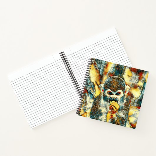 AnimalArt_Monkey_07 ノートブック (内部)