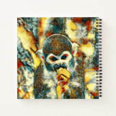 AnimalArt_Monkey_07 ノートブック (裏面)