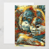 AnimalArt_OrangUtan_003 シーズンカード (正面/裏面)