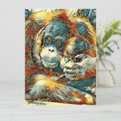 AnimalArt_OrangUtan_003 シーズンカード (スタンド正面)