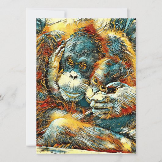 AnimalArt_OrangUtan_003 シーズンカード (正面)
