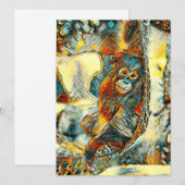 AnimalArt_OrangUtan_005 シーズンカード (正面/裏面)
