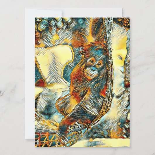 AnimalArt_OrangUtan_005 シーズンカード (正面)