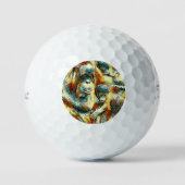 AnimalArt_OrangUtan_015 ゴルフボール (正面)