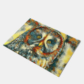 AnimalArt_Owl_003 ドアマット (アングル)