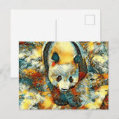 AnimalArt_Panda_006 ポストカード (正面/裏面)