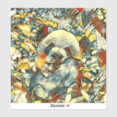 AnimalArt_Panda_012 シール (シート)