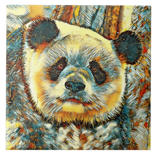 AnimalArt_Panda_014 タイル (正面)