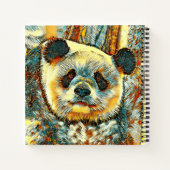 AnimalArt_Panda_014 ノートブック (裏面)