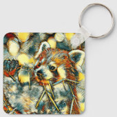 AnimalArt_RedPanda_001 キーホルダー (裏面)