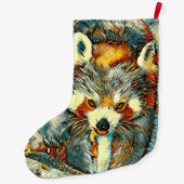 AnimalArt_RedPanda_002 ラージクリスマスストッキング (裏面)