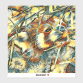 AnimalArt_RedPanda_003 シール (シート)