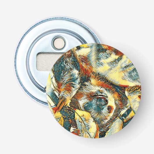 AnimalArt_Sloth_002 栓抜き (正面)