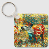AnimalArt_Tapir_001 キーホルダー (正面)