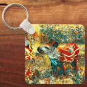 AnimalArt_Tapir_001 キーホルダー (正面)