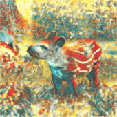 AnimalArt_Tapir_001 シール (正面)