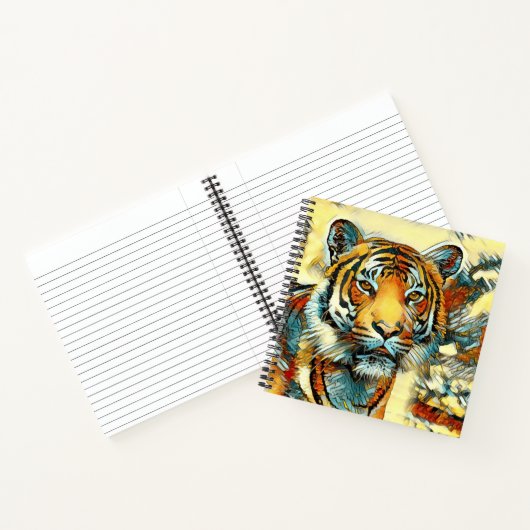 AnimalArt_Tiger_004 ノートブック (内部)