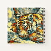 AnimalArt_Tiger_005 ノートブック (裏面)