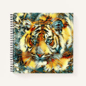 AnimalArt_Tiger_006 ノートブック (正面)