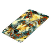 AnimalArt_Wolf_004 マグネット (左側)