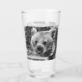AnimalArtBW_Bear_001 タンブラーグラス (裏面)