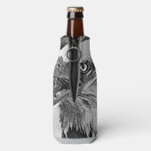 AnimalArtBW_Bird_002 ボトルクーラー (ボトル裏面)