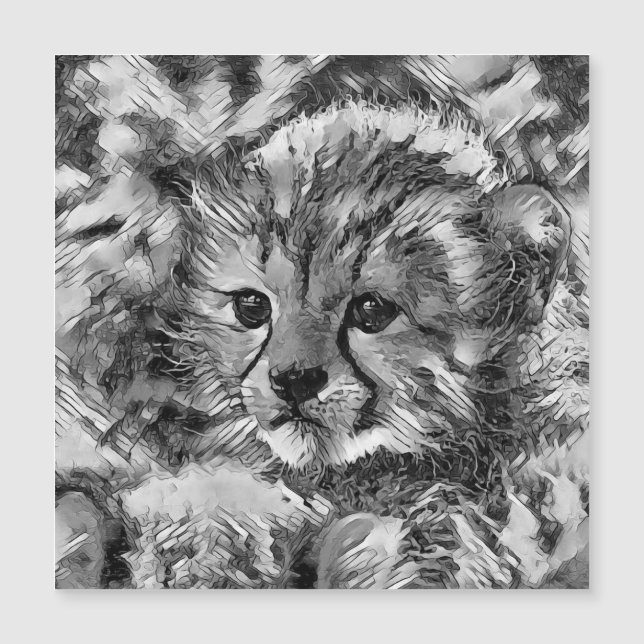 AnimalArtBW_Cheetah_001 (正面)