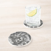 AnimalArtBW_Lion_003 コースター (側面)