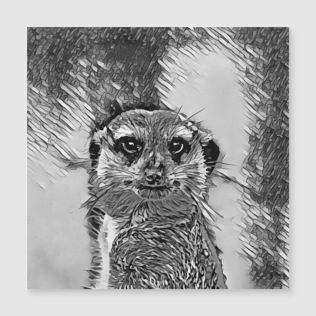 AnimalArtBW_Meerkat_002 (正面)
