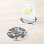 AnimalArtBW_RedPanda_003 コースター (側面)