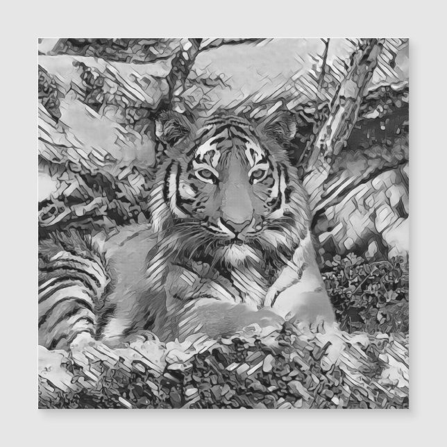 AnimalArtBW_Tiger_001 (正面)