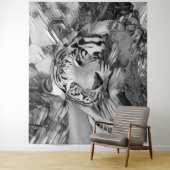 AnimalArtBW_Tiger_002 タペストリー (インサイチュ)